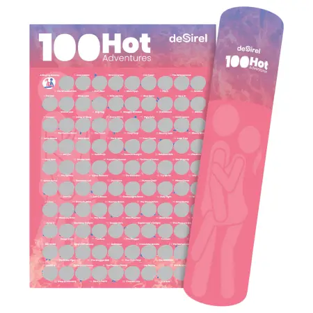 Desirel - 100 szexpóz kaparós poszter társasjáték (angol)