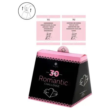 Secret Play 30 Day Romantic Challenge - romantikus kihívás kártyajáték (angol, spanyol)