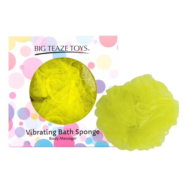 Big Teaze Toys - fürdőrózsa minivibrátorral (sárga)