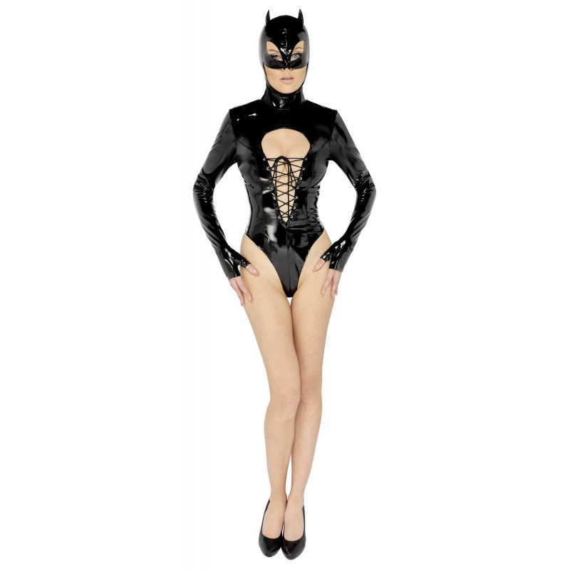 Black Velvet - hosszúujjú Batwoman body (fekete) 83233 termék bemutató kép