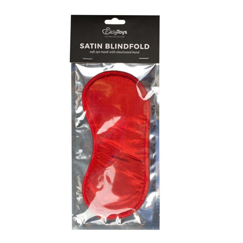 Easytoys - szatén szemmaszk (piros) 49793 termék bemutató kép