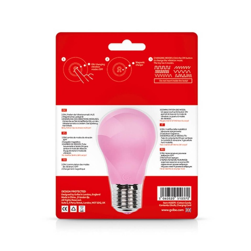 G-Bulb - vibrokörte csiklóvibrátor (pink) 25579 termék bemutató kép