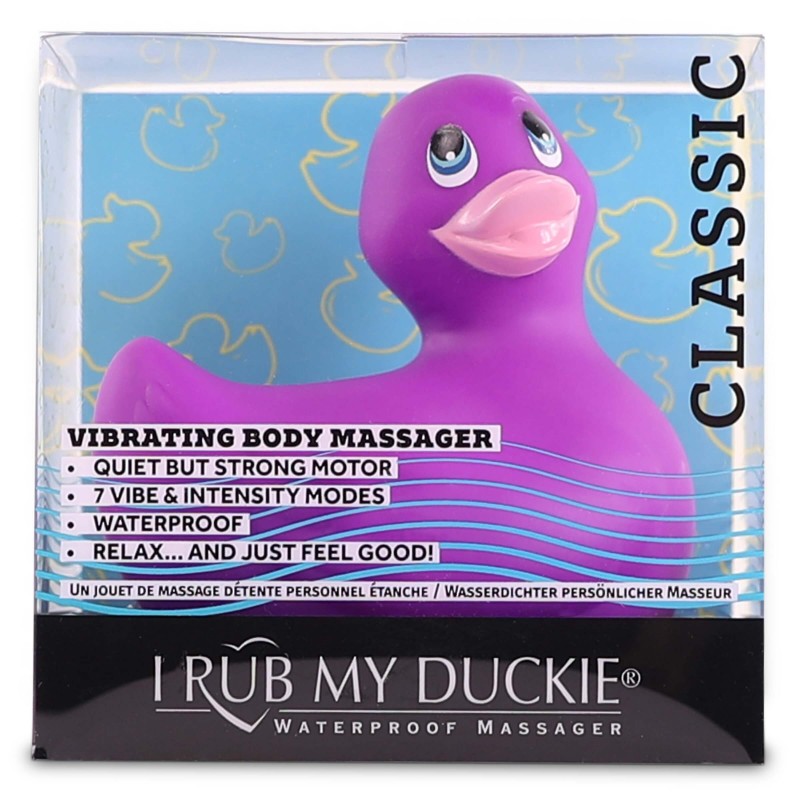 My Duckie Classic 2.0 - játékos kacsa vízálló csiklóvibrátor (lila) 30355 termék bemutató kép