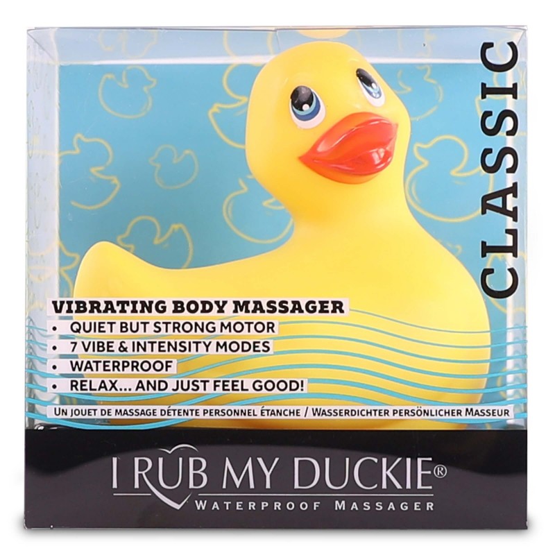 My Duckie Classic 2.0 - játékos kacsa vízálló csiklóvibrátor (sárga) 30337 termék bemutató kép
