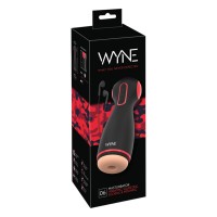 WYNE 06 - akkus, rezgő-szívó maszturbátor (fekete) 89619 termék bemutató kép