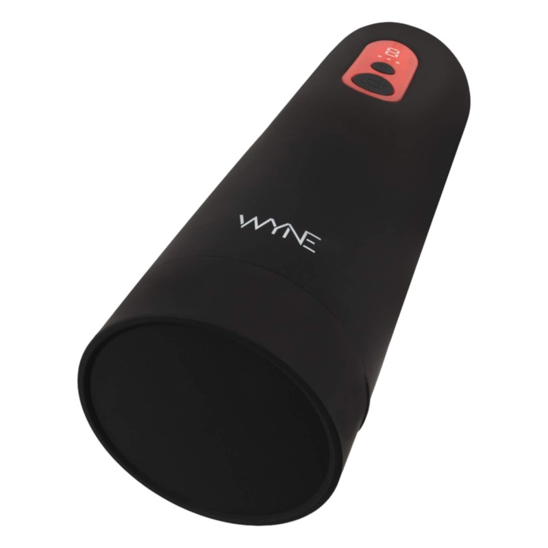 WYNE 08 - akkus, fel-le mozgó maszturbátor (fekete) 89630 termék bemutató kép